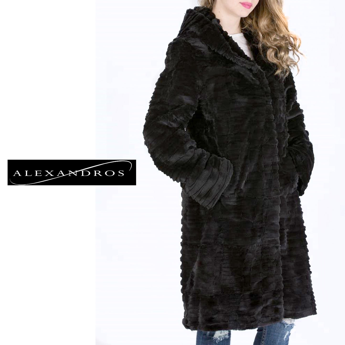 Special Offer on our Exclusive Mink Coat with Hood - alexandros-furs