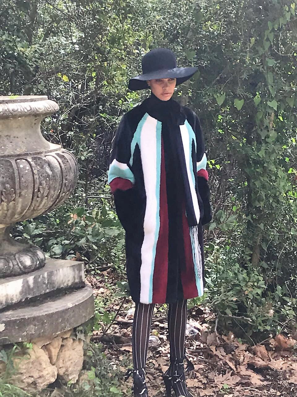 Multi color srtripe - alexandros-furs