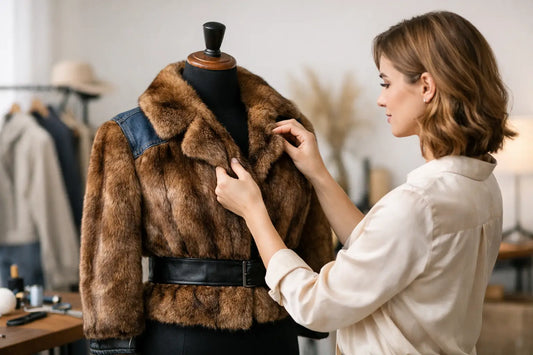 How to Restyle a Vintage Fur Jacket Beautifully