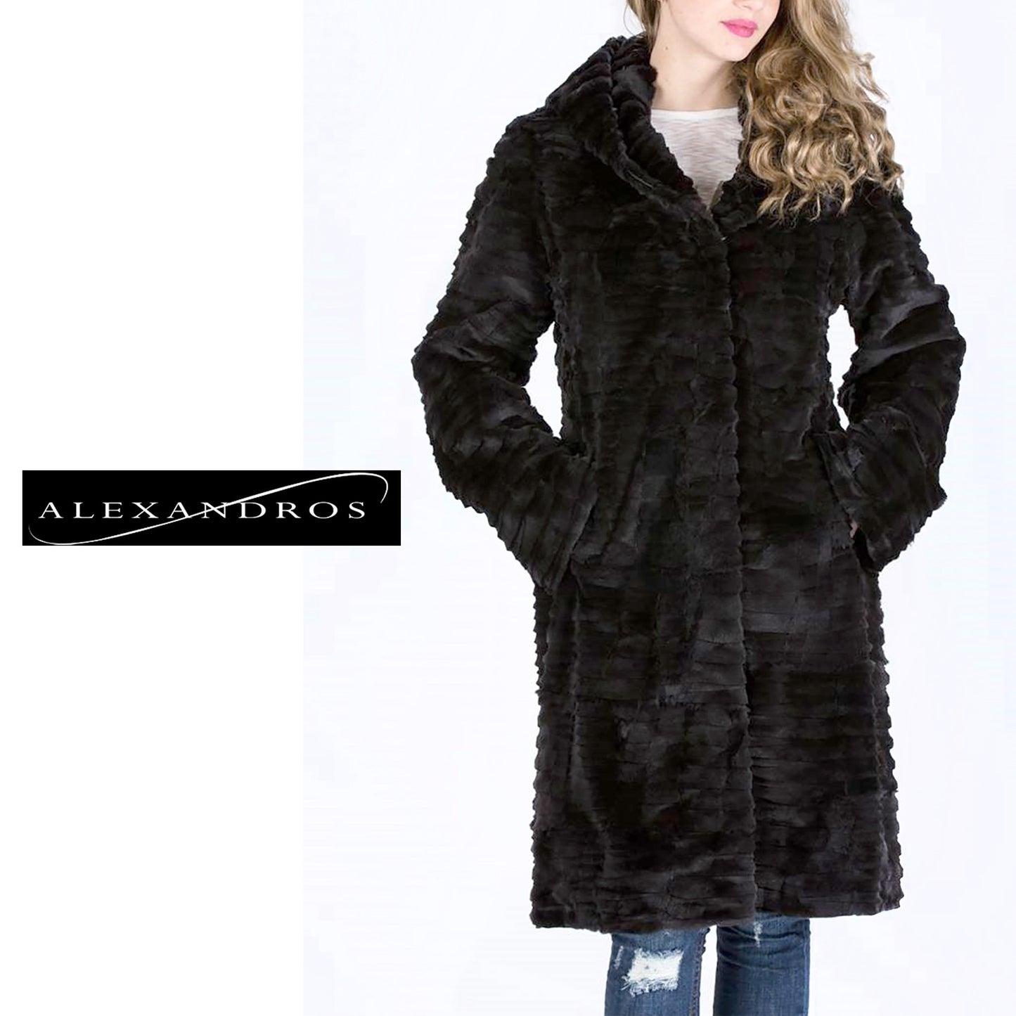 Special Offer on our Exclusive Mink Coat with Hood - alexandros-furs