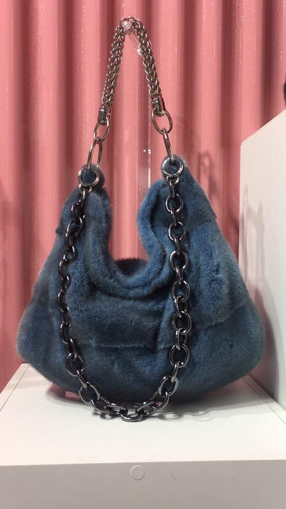 Mink blue bag or any other color - alexandros-furs